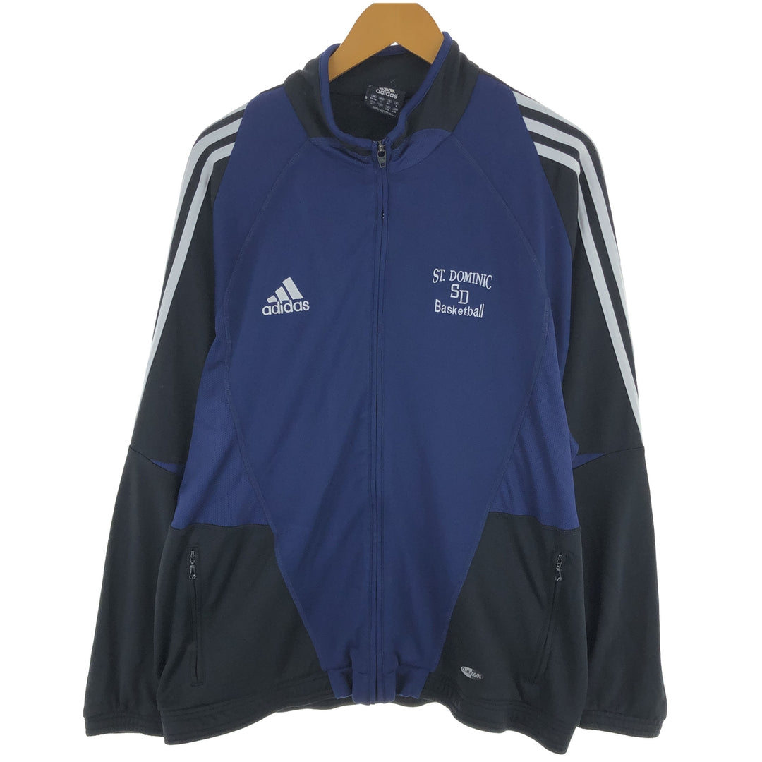 00'S adidas CLIMA COOL jersey track jacket, men's size L / eaa469772