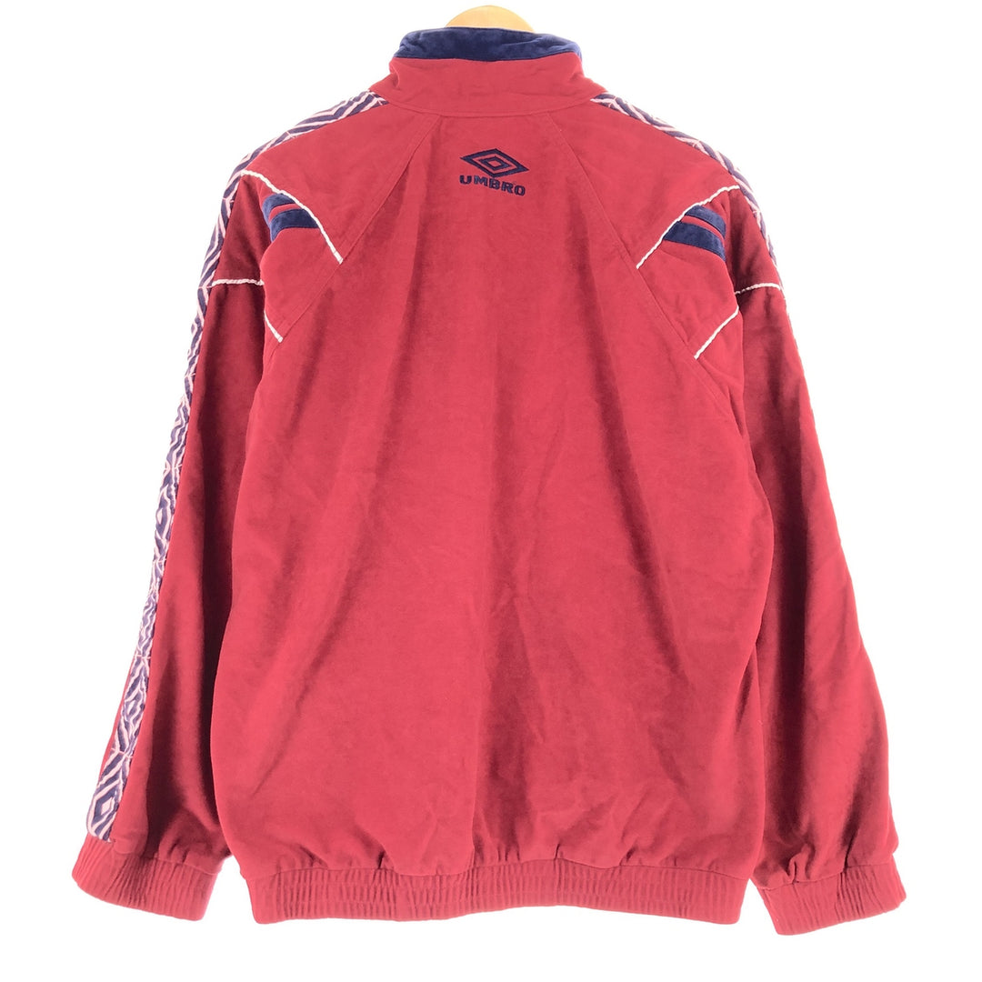 90'S UMBRO Velour Jersey Track Jacket, Men's M Size, Vintage /eaa469779