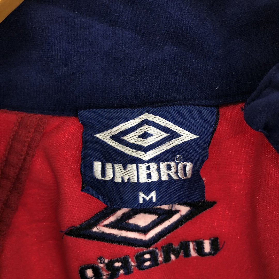 90'S UMBRO Velour Jersey Track Jacket, Men's M Size, Vintage /eaa469779