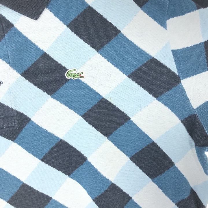 Lacoste Diamond Pattern Long Sleeve Polo Shirt 5 Men's M / eaa469787