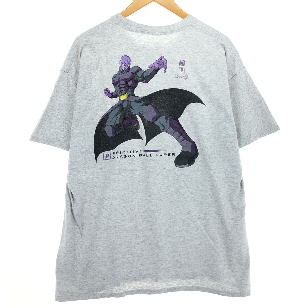 DRAGONBALL Super Dragon Ball Super Hit Back Print Character Print T-Shirt Men's XL /eaa469818