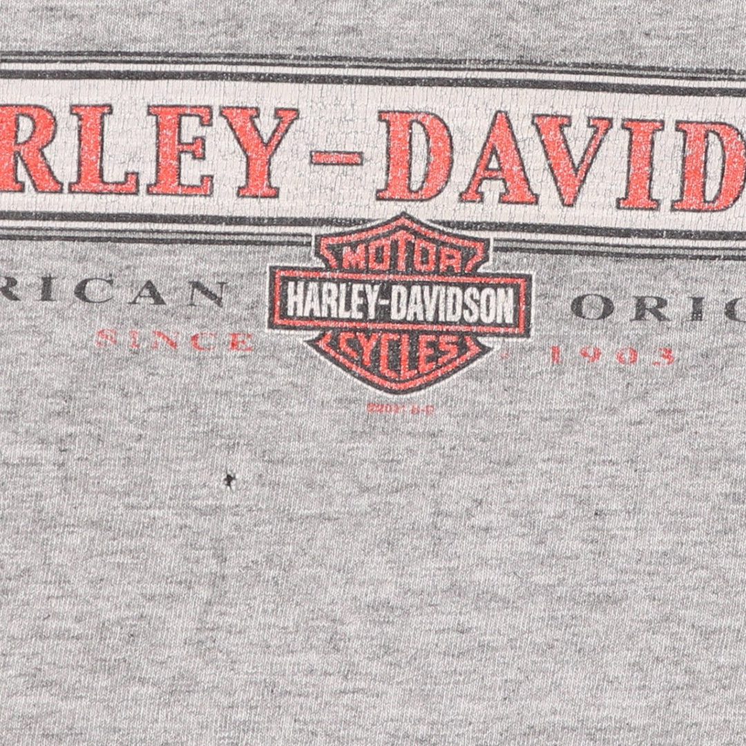 00'S Harley-Davidson Motorcycle Bike T-shirt Men's XL equivalent /eaa469822