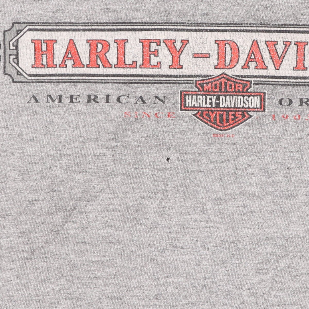 00'S Harley-Davidson Motorcycle Bike T-shirt Men's XL equivalent /eaa469822