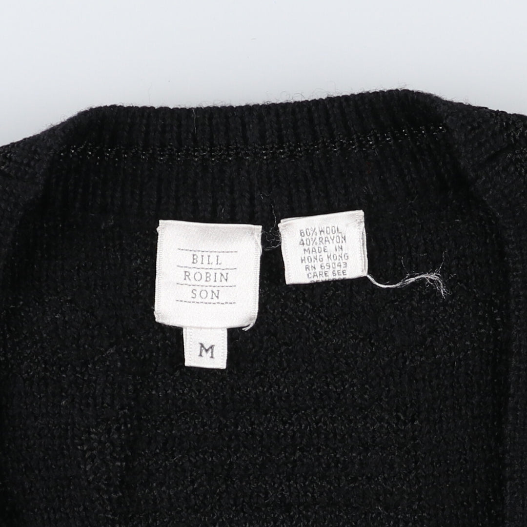 BILL ROBIN SON Wool Tyrolean Cardigan, Men's M size /eaa469916