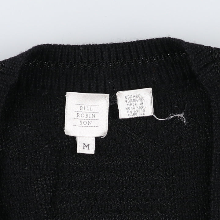 BILL ROBIN SON Wool Tyrolean Cardigan, Men's M size /eaa469916