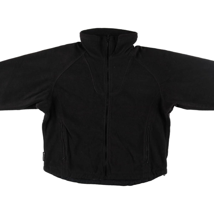 00'S Columbia fleece jacket for women, size L polyester black type Vintage Second Hand