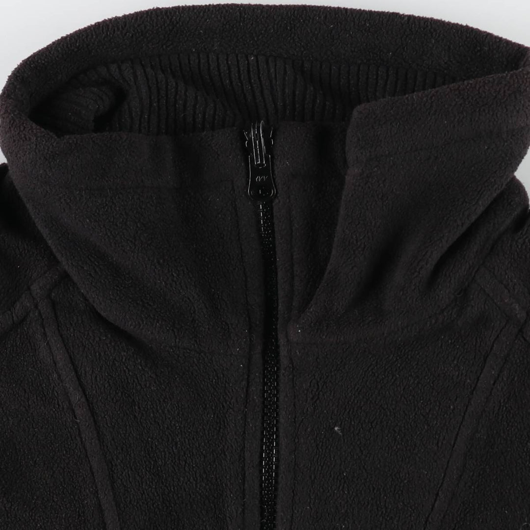 00'S Columbia fleece jacket for women, size L polyester black type Vintage Second Hand