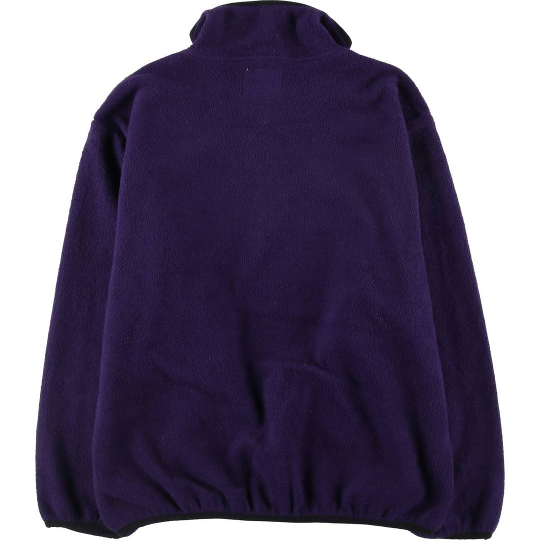 00'S WOOLRICH Half-Zip Fleece Pullover Made in USA Women's Size L unclear purple type Vintage Second Hand