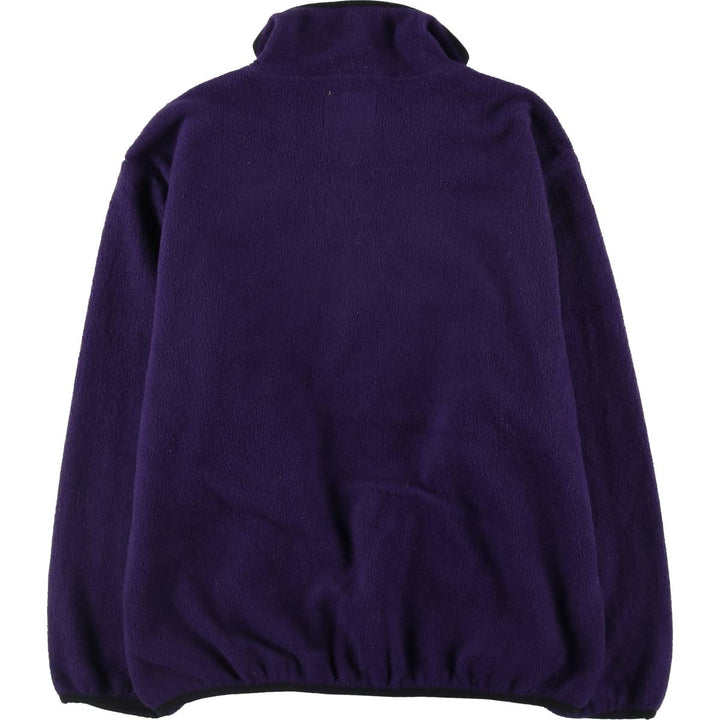 00'S WOOLRICH Half-Zip Fleece Pullover Made in USA Women's Size L unclear purple type Vintage Second Hand