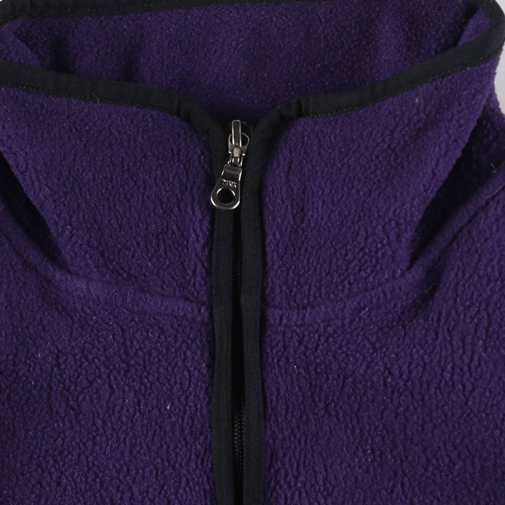 00'S WOOLRICH Half-Zip Fleece Pullover Made in USA Women's Size L unclear purple type Vintage Second Hand