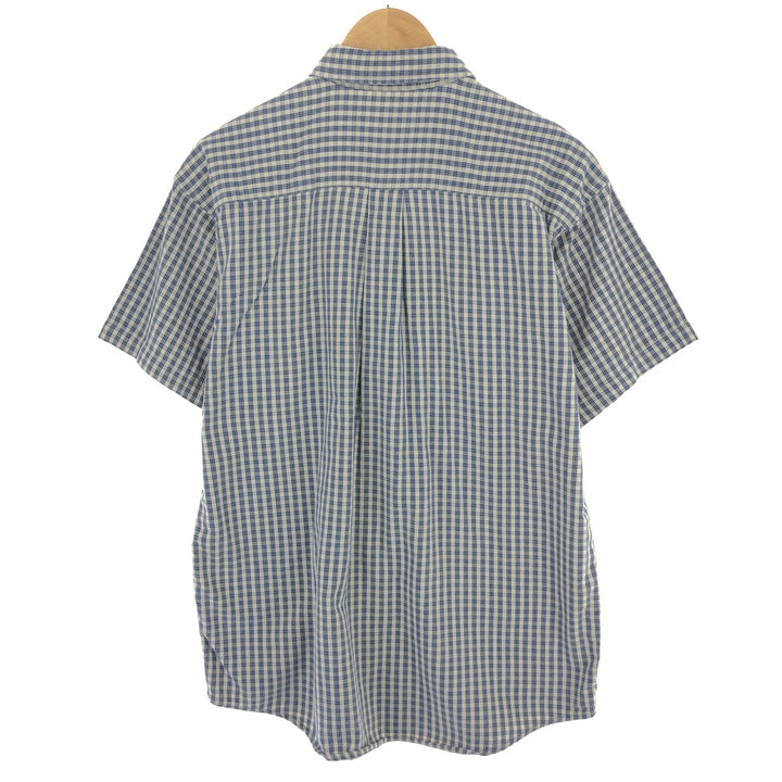 Patagonia short sleeve cotton check shirt, men's size M / eaa470001