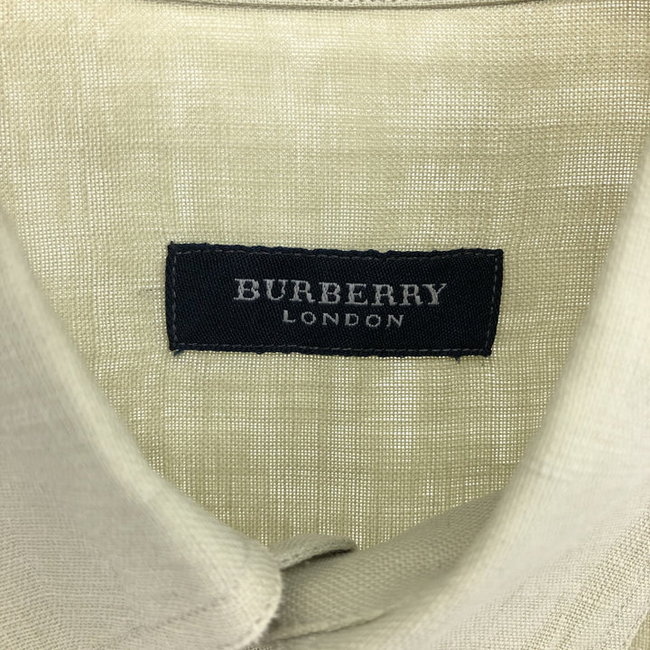 Burberry's short sleeve button-down shirt, men's XL size / eaa470039