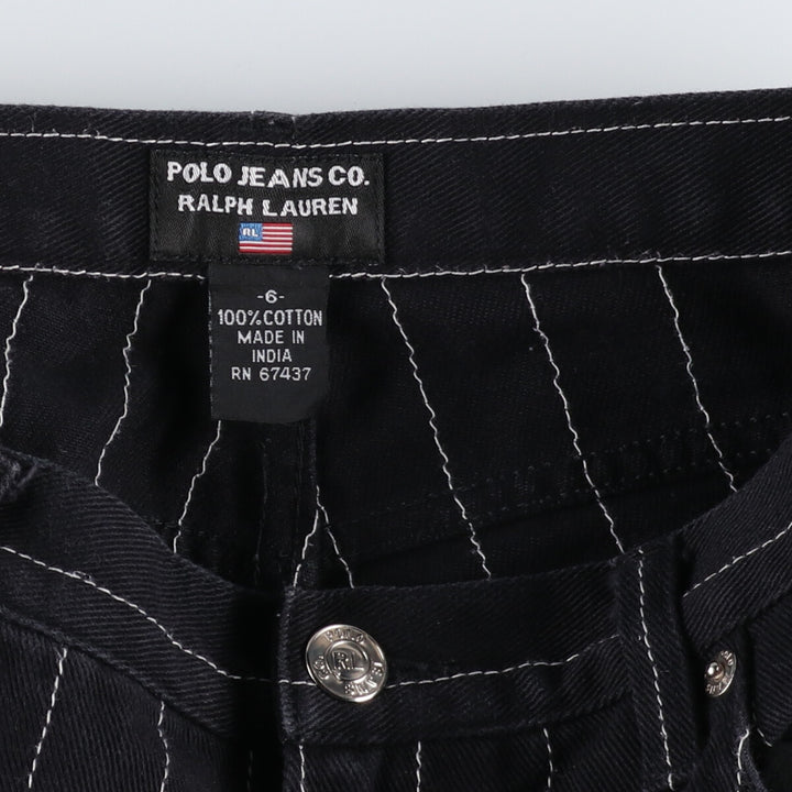 Ralph Lauren POLO JEANS COMPANY Stripe Pattern Cotton Pants Women's XL (w31) / eaa470071