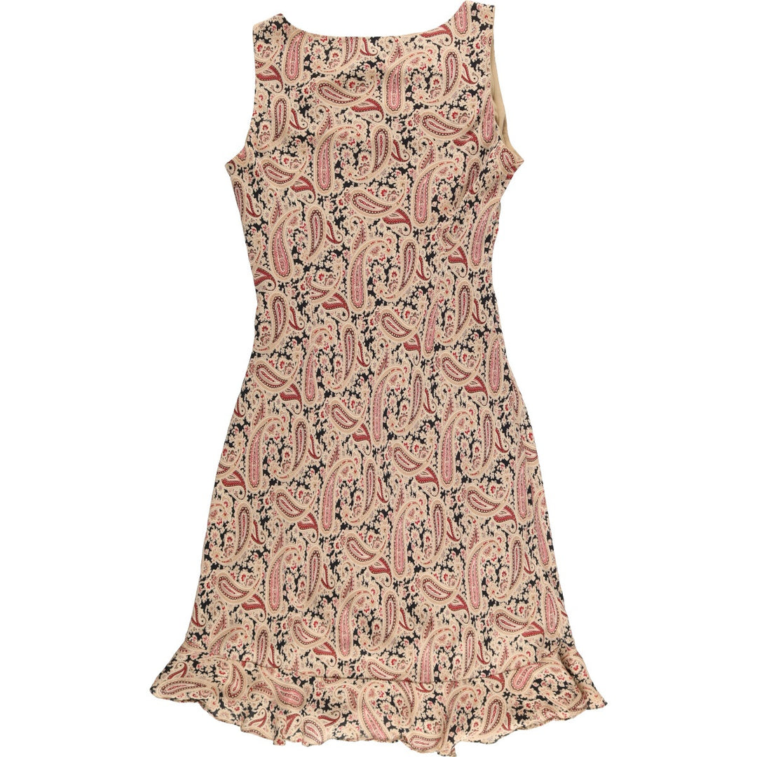 ANNTAVLOR Paisley Pattern Sleeveless Flare Dress Women's S size /eaa470074