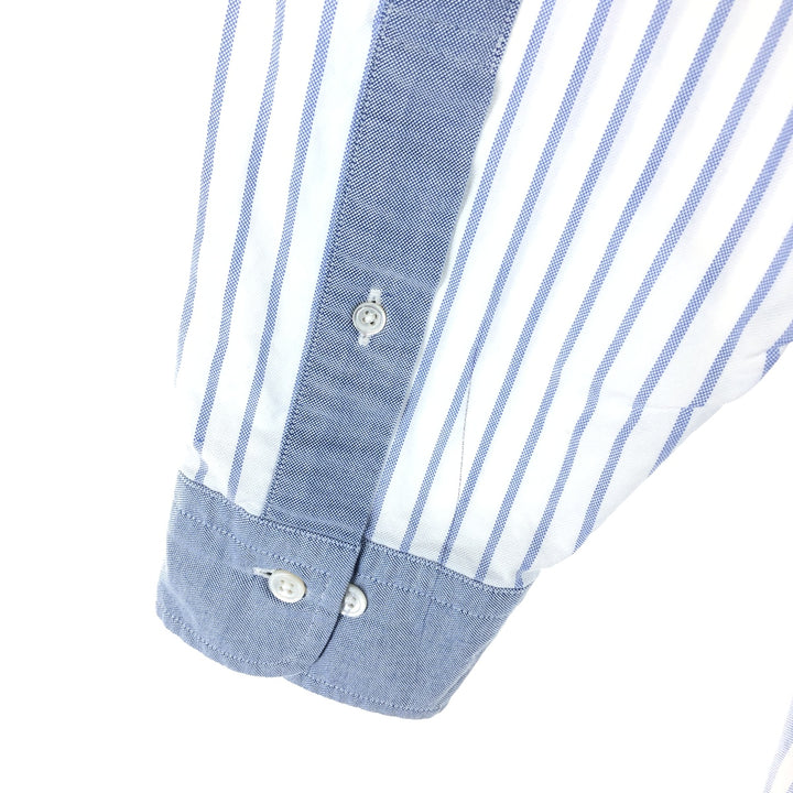 Brooks Brothers Est.1818 MADISON Crazy Pattern Long Sleeve Button-Down Striped Shirt Made in USA Men's L size /eaa470100