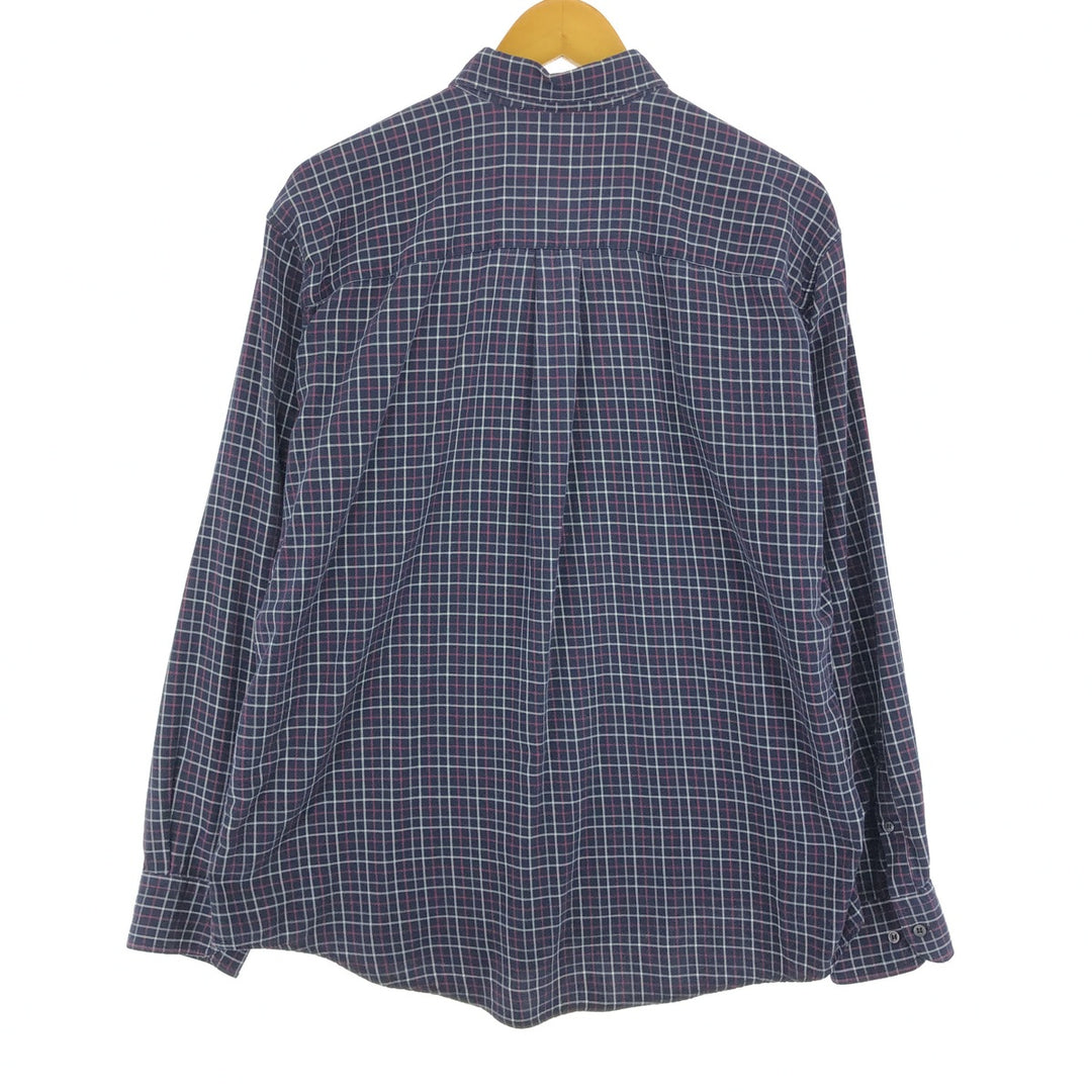 Burberry's BURBERRYS OF LONDON Long Sleeve Button-Down Check Shirt Men's XL /eaa470103