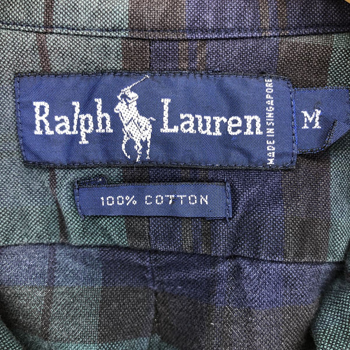 Ralph Lauren Blackwatch Check Long Sleeve Button-Down Check Shirt Men's M Size / eaa470138