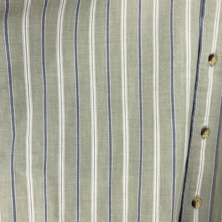 LLBean Long Sleeve Button-Down Striped Shirt Men's Size L /eaa470174