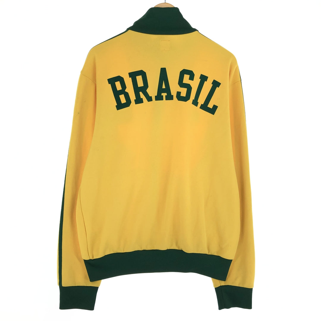 00'S adidas Originals Brazil Soccer Jersey Track Jacket Men's XL /eaa470183