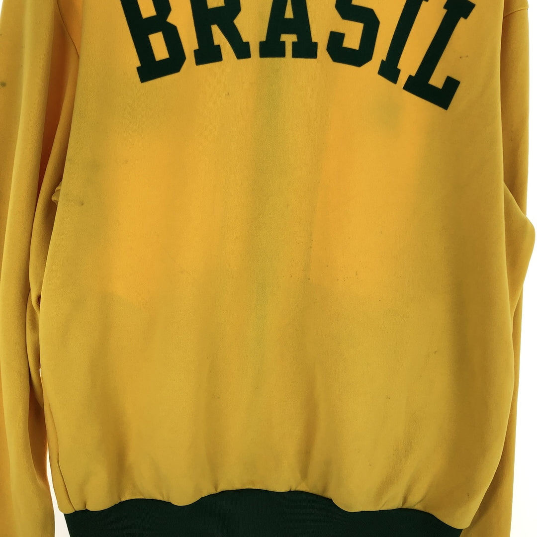 00'S adidas Originals Brazil Soccer Jersey Track Jacket Men's XL /eaa470183