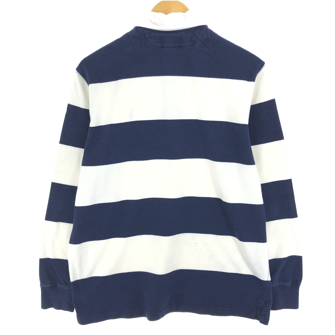 Ralph Lauren POLO by Ralph Lauren Striped Pattern Long Sleeve Rugby Shirt Men's M / eaa470371