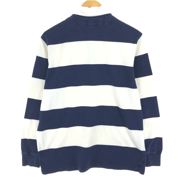 Ralph Lauren POLO by Ralph Lauren Striped Pattern Long Sleeve Rugby Shirt Men's M / eaa470371