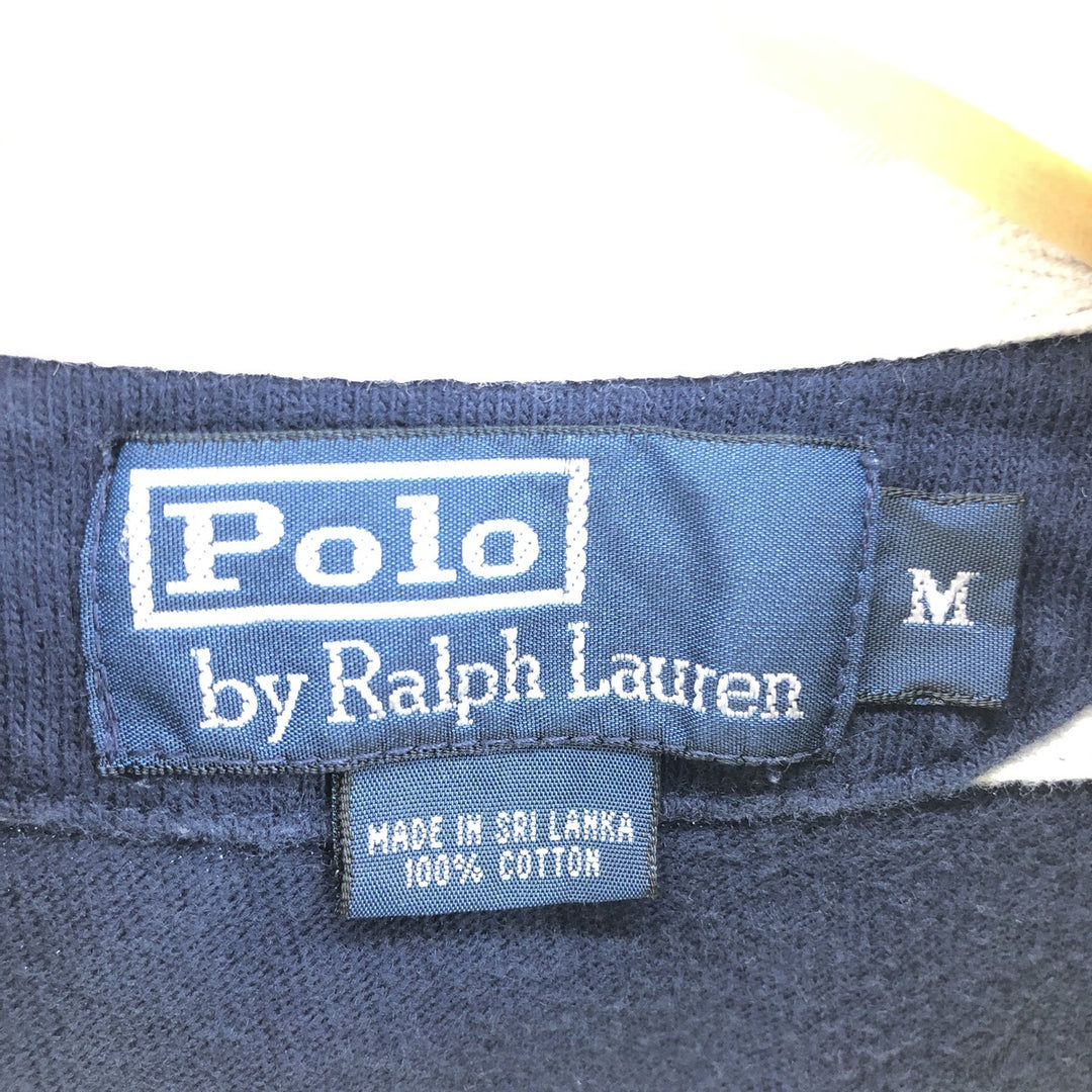 Ralph Lauren POLO by Ralph Lauren Striped Pattern Long Sleeve Rugby Shirt Men's M / eaa470371