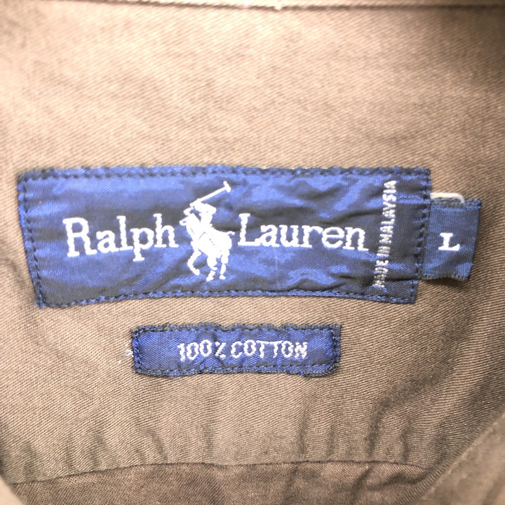 Ralph Lauren long sleeve cotton shirt, men's size L / eaa470549