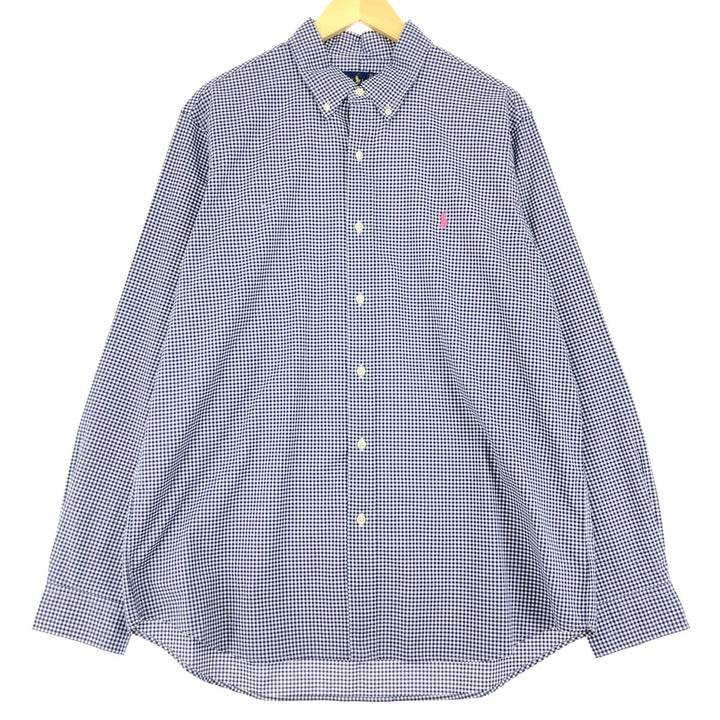 Ralph Lauren Gingham Check Long Sleeve Button-Down Check Shirt Men's XL / eaa470614