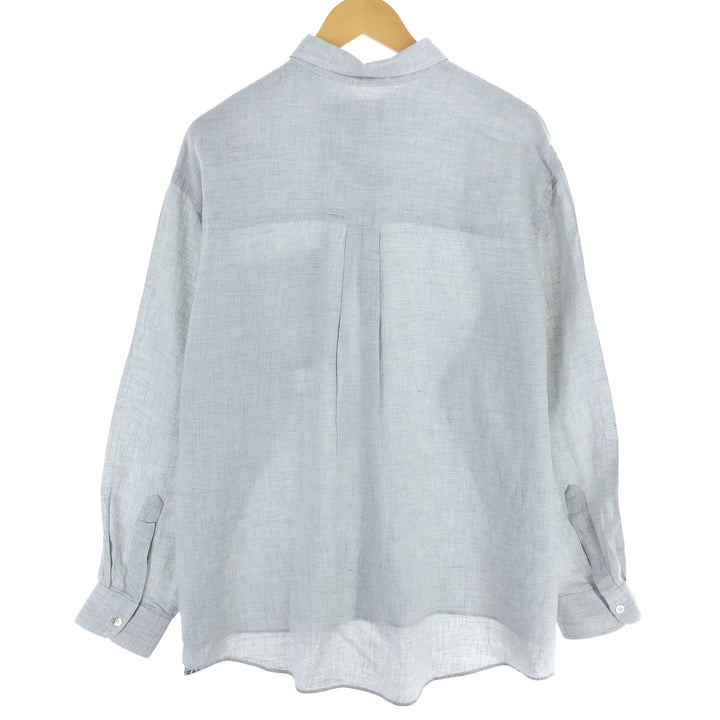 Burberry's BURBERRYS OF LONDON Long Sleeve Linen Button Down Shirt Made in USA Men's XL /eaa470641