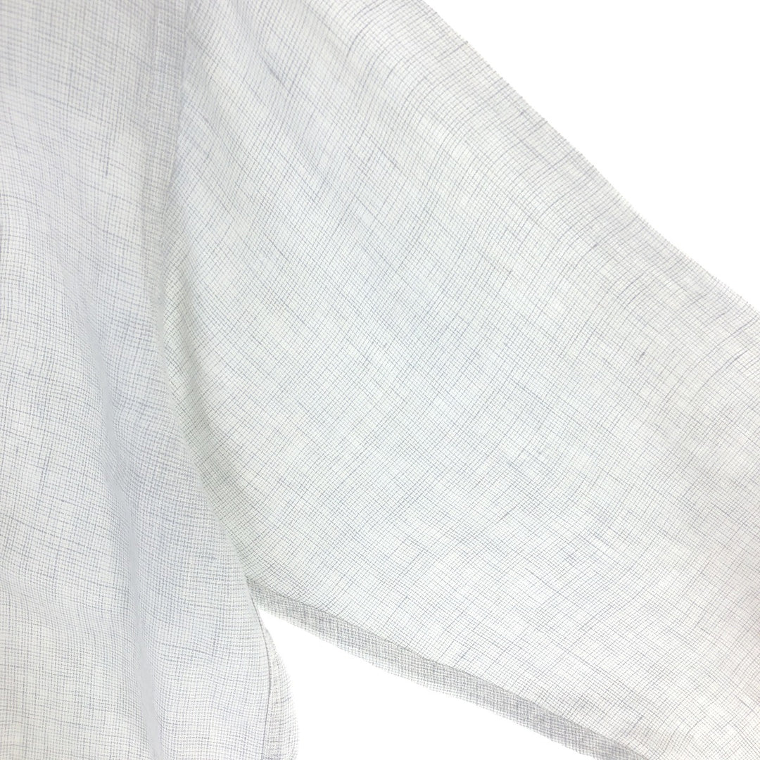 Burberry's BURBERRYS OF LONDON Long Sleeve Linen Button Down Shirt Made in USA Men's XL /eaa470641