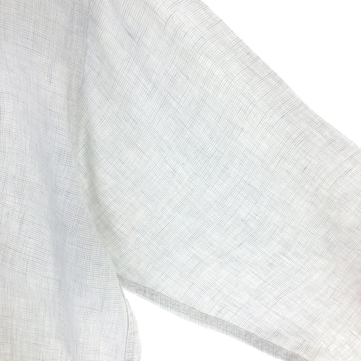Burberry's BURBERRYS OF LONDON Long Sleeve Linen Button Down Shirt Made in USA Men's XL /eaa470641