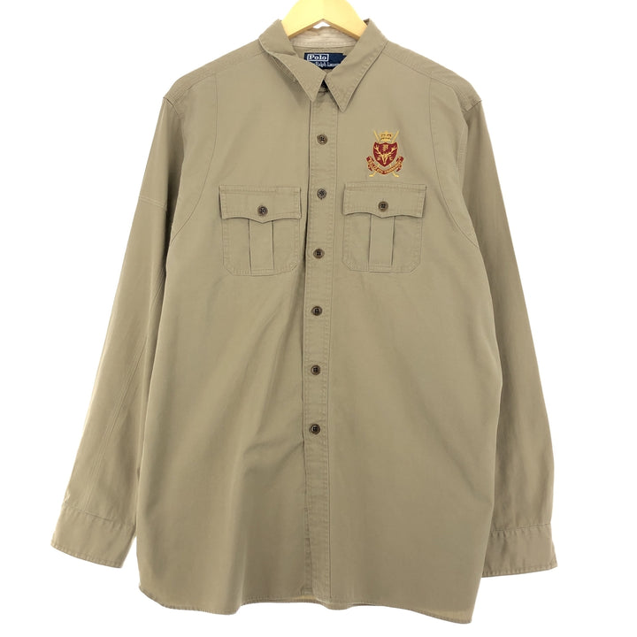Ralph Lauren POLO by Ralph Lauren Long Sleeve Cotton Shirt Men's XL /eaa470705