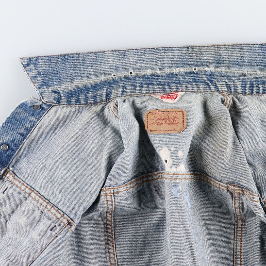 80's Levi's Euro Model Denim Jacket, G-Jean, Men's S Size, Vintage / eaa470720