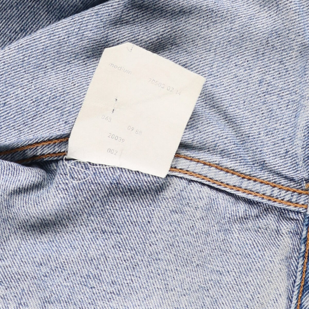 80'S Levi's 70503-02 denim jacket, denim jacket, men's size M, vintage / eaa470721