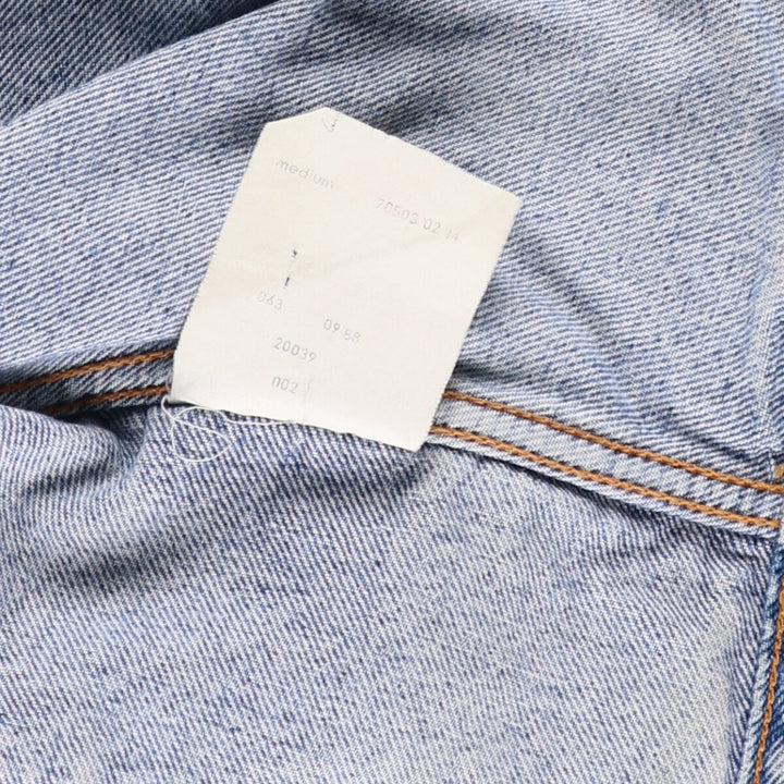 80'S Levi's 70503-02 denim jacket, denim jacket, men's size M, vintage / eaa470721