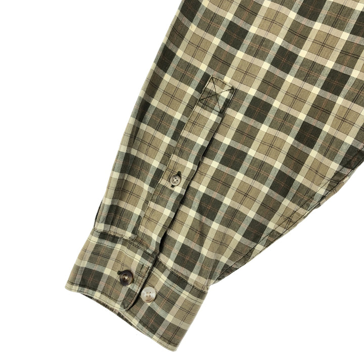 LLBean Long Sleeve Button-Down Check Shirt Men's XL /eaa470733