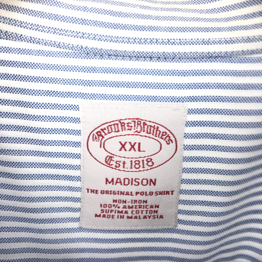 Brooks Brothers Est.1818 Madison Long Sleeve Button-Down Striped Shirt, Men's XXL / eaa470743