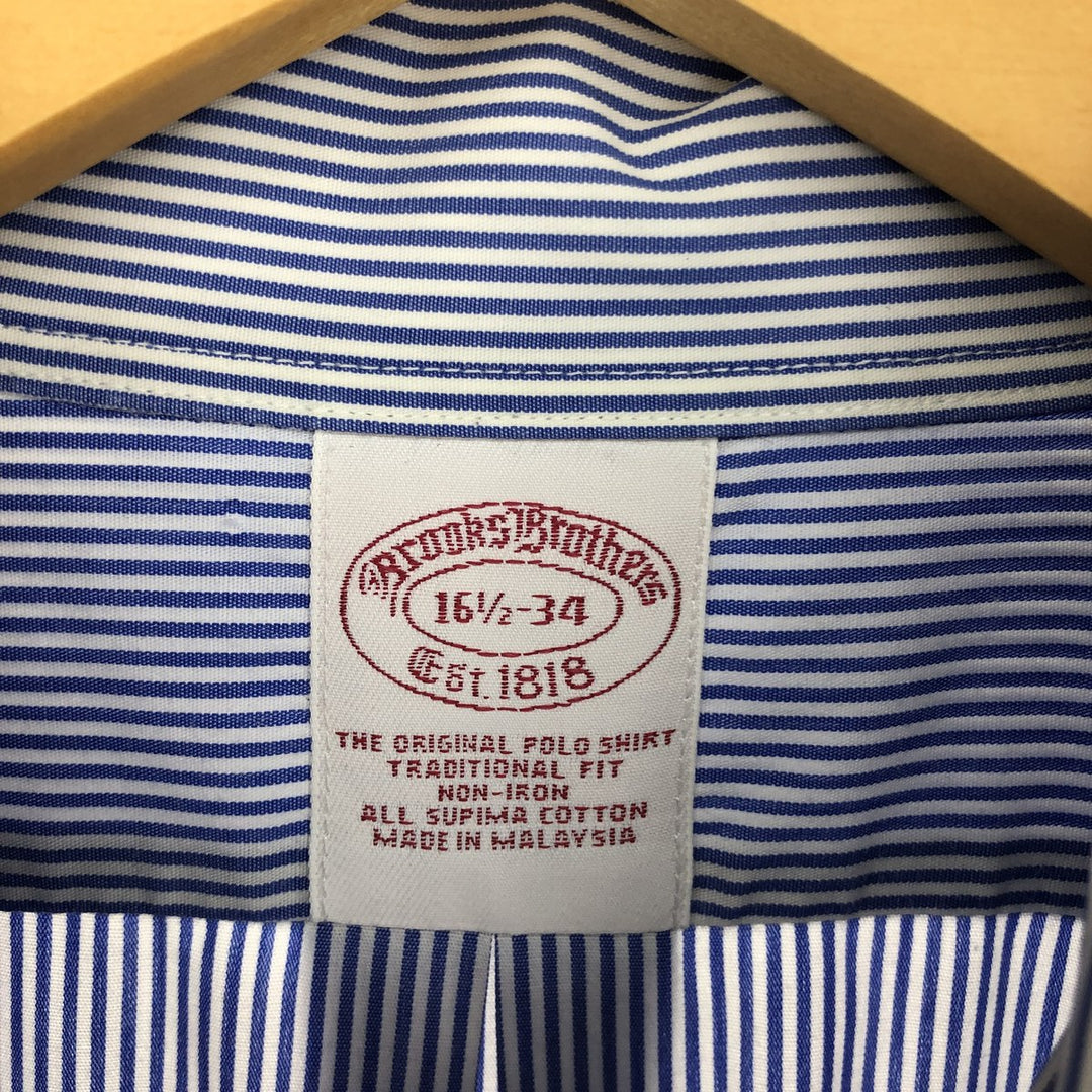 Brooks Brothers Est.1818 Long Sleeve Button-Down Striped Shirt Men's Size L / eaa470745