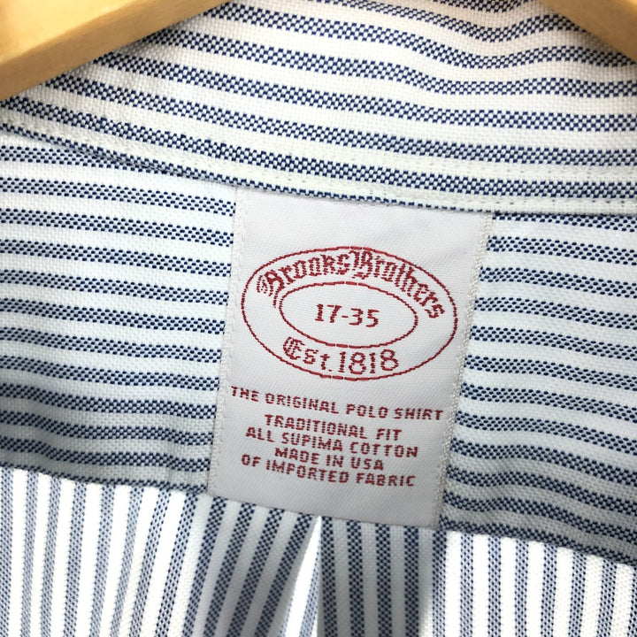 Brooks Brothers Est.1818 Long Sleeve Button-Down Striped Shirt Made in USA Men's L /eaa470752