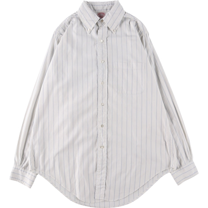 Brooks Brothers Est.1818 Long Sleeve Button-Down Striped Shirt Made in USA Men's L /eaa470754