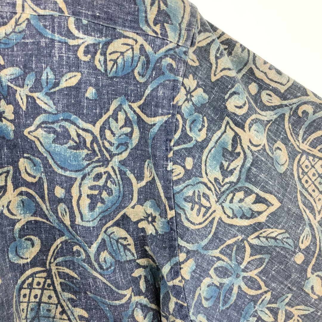 90'S Reyn Spooner Swimsuit Tag All-Over Print Pullover Button-Down Hawaiian Aloha Shirt Made in Hawaii Men's XL /eaa470770