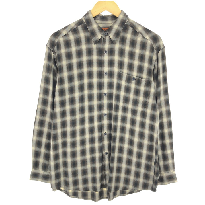 AXIS Ombre Check Long Sleeve Button-Down Check Shirt Men's Medium Vintage /eaa470777