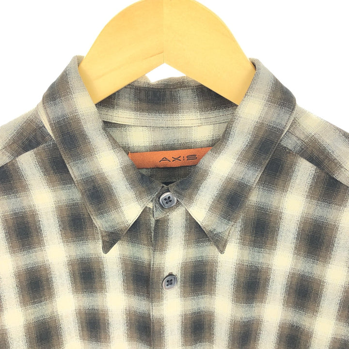 AXIS Ombre Check Long Sleeve Button-Down Check Shirt Men's Medium Vintage /eaa470777