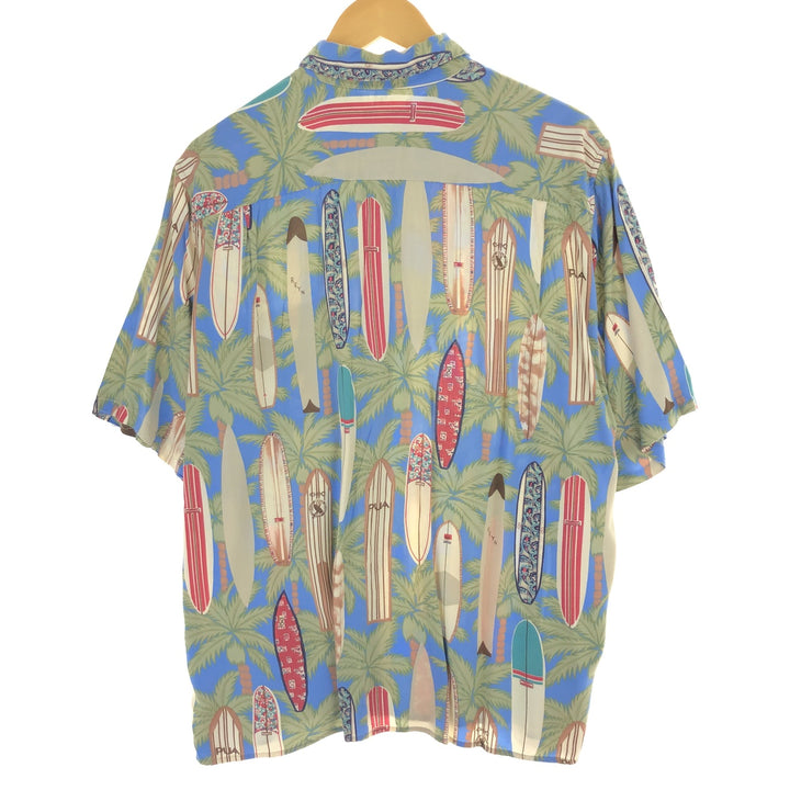 80s-90'S Reyn Spooner Diamond Head Tag Rayon Hawaiian Aloha Shirt Men's L Size Vintage /eaa470824