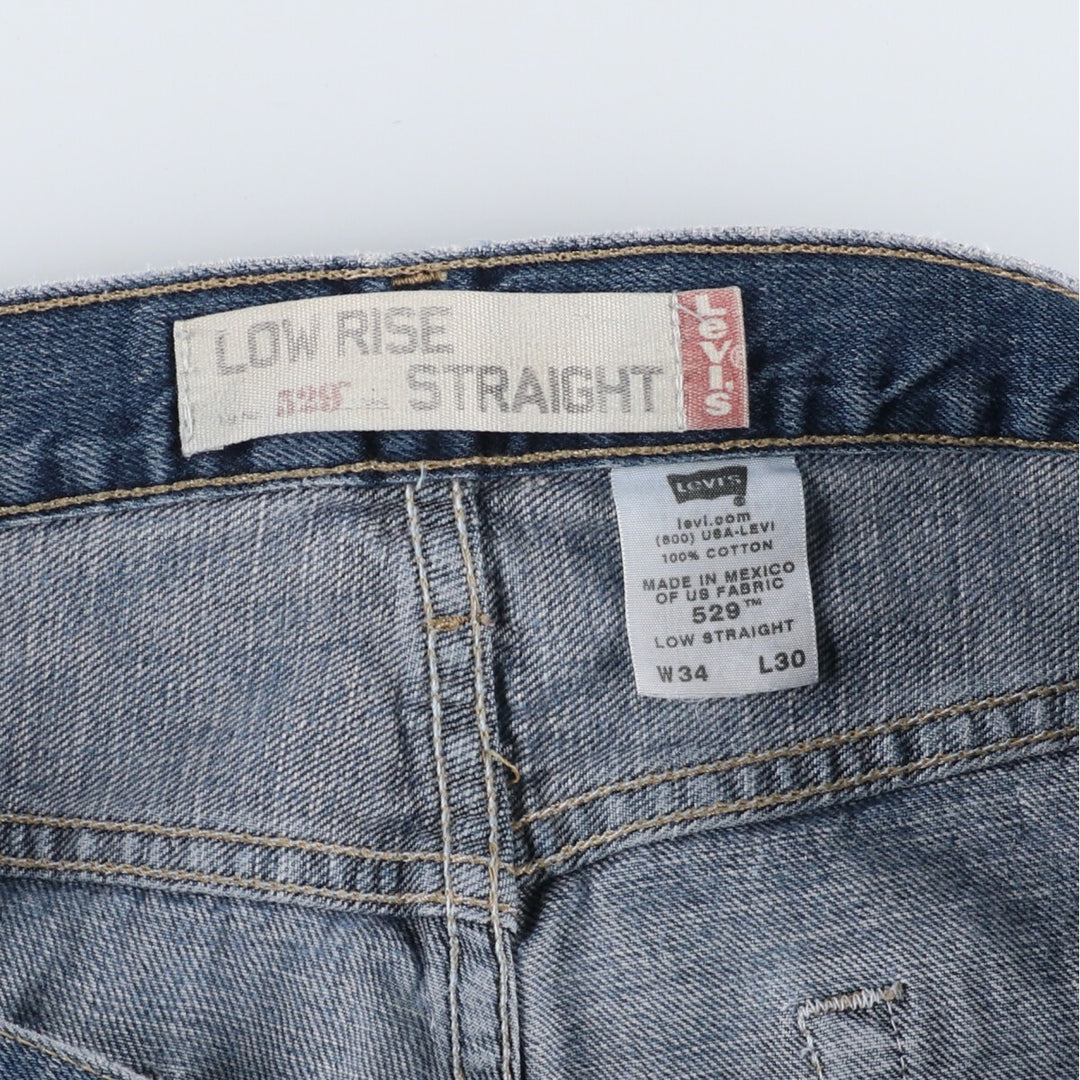 Levi's 529 LOW RISE STRAIGHT straight denim pants for men, size W36 / eaa470850