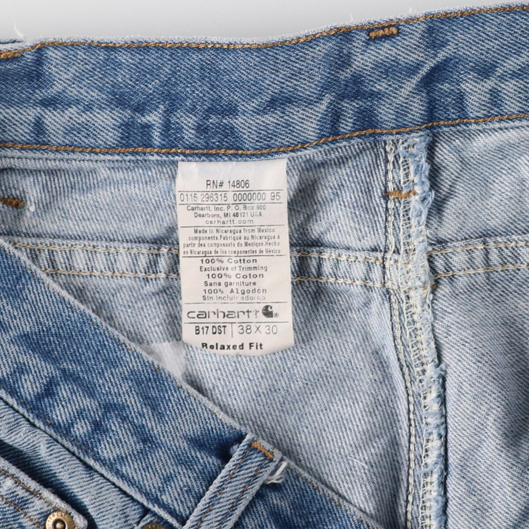 Carhartt RELAXED FIT tapered denim pants for men, size w38 / eaa470859