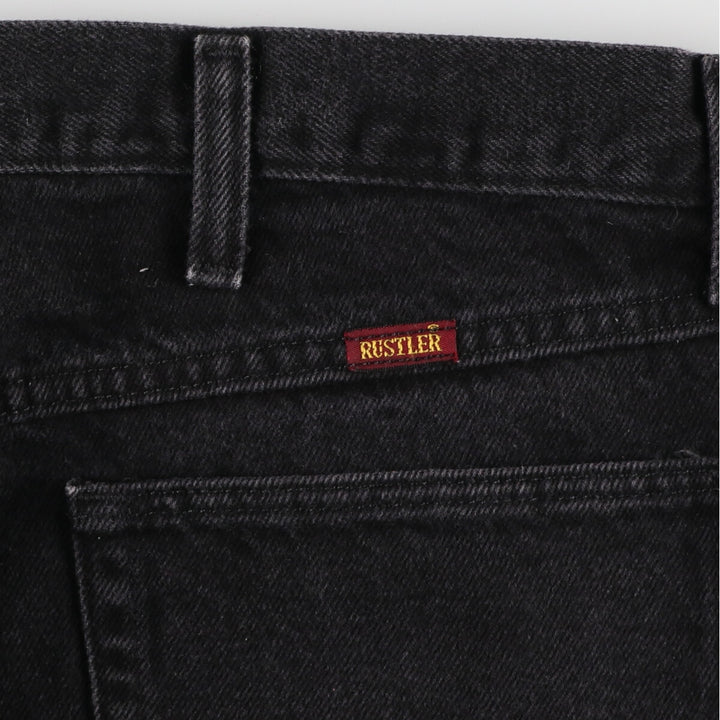 RUSTLER Black Denim Straight Denim Pants Men's W36 equivalent /eaa470900