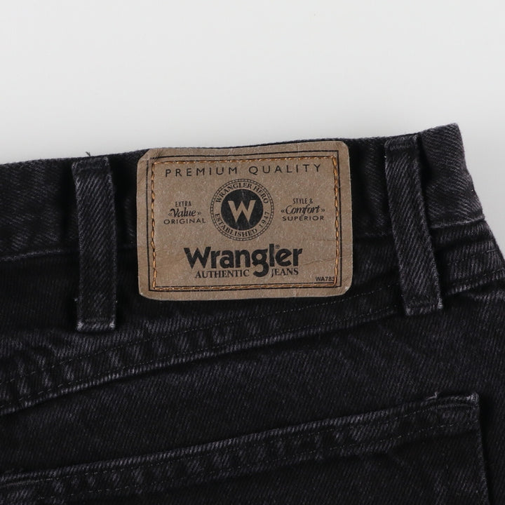 Wrangler Black Denim Straight Denim Pants Men's W36 / eaa470907