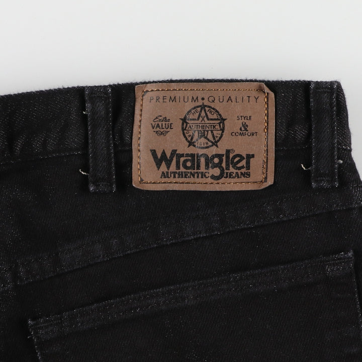 Wrangler Black Denim Straight Denim Pants Men's W34 equivalent / eaa470909